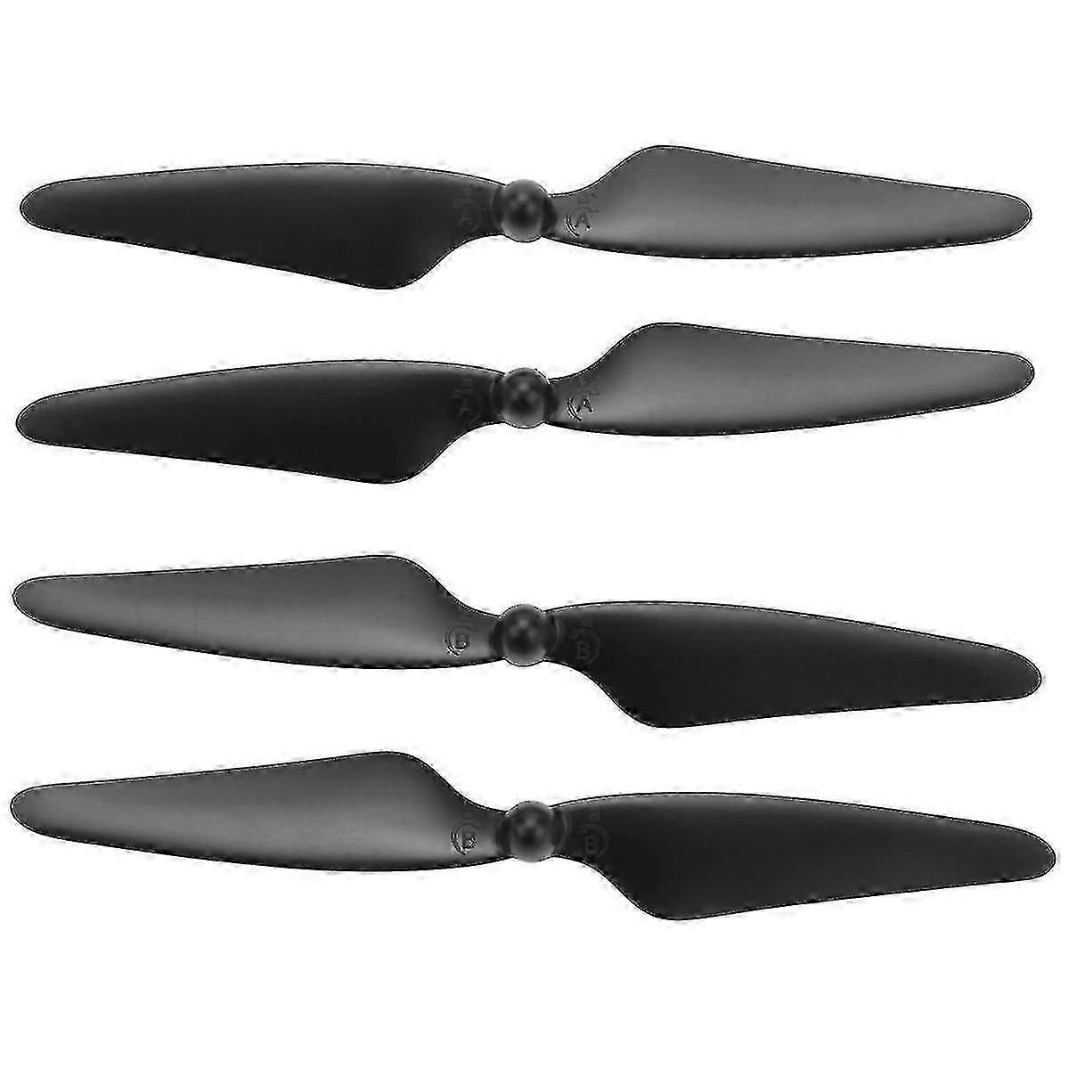 4 stk For Hubsan H501s X4 Rc Quadcopter Propeller Blader 2cw / 2ccw, Black_Lucky_B