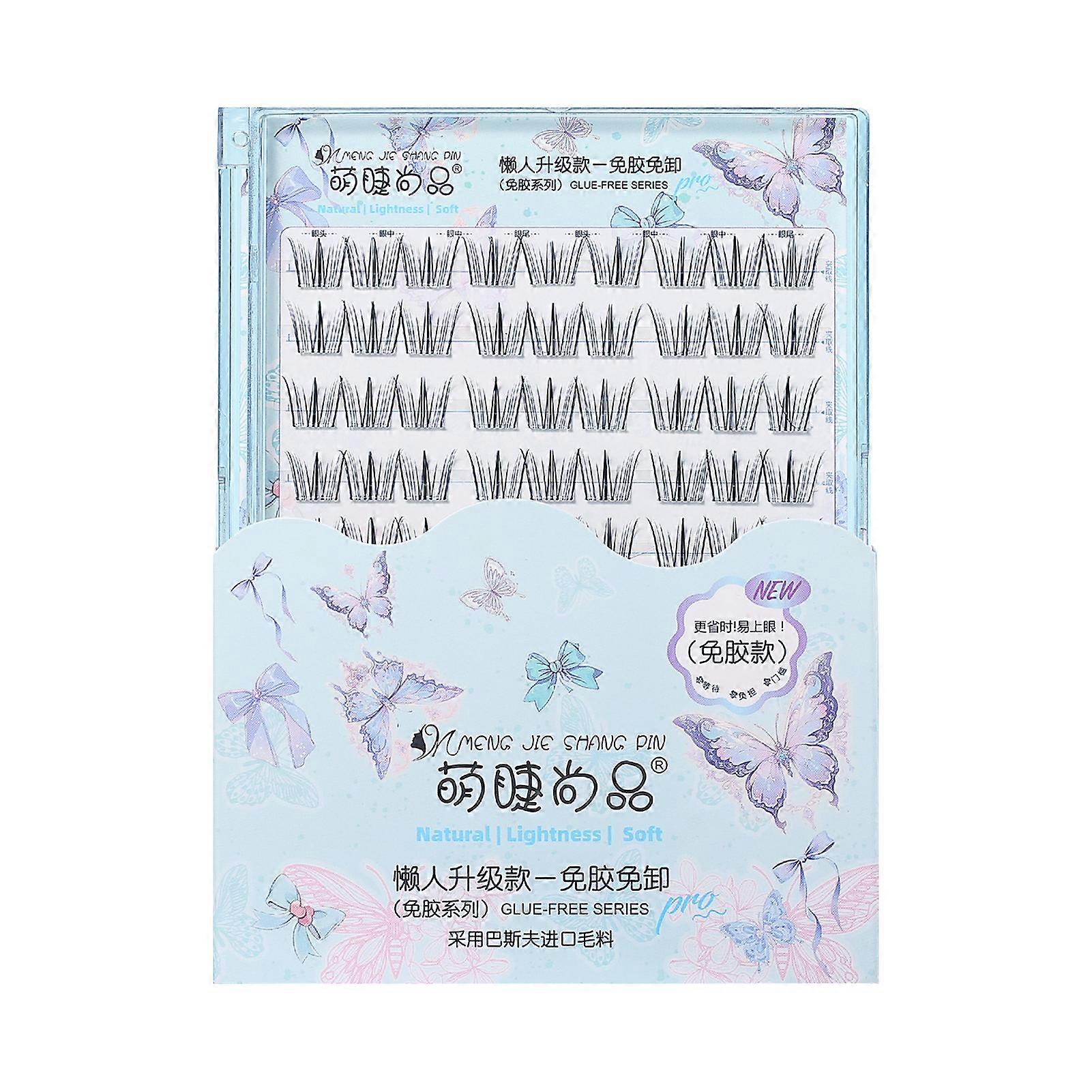 9-13mm Press on Lash Clusters C Curl Reusable False Eyelashes