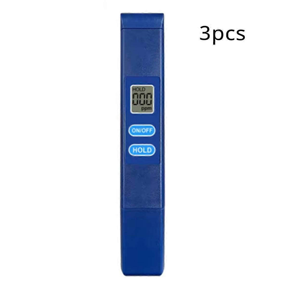 TDS Meter Digital Water Quality Tester 0-9990PPM LCD Display Water Quality Testing Pen Alloy Electro