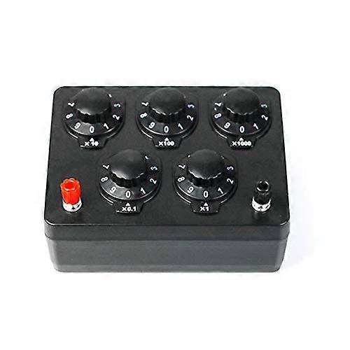 0-9999.9 Ohm Variable Resistance Box for Decade Resistor Experiments, Educational Physics Equipment for Schools