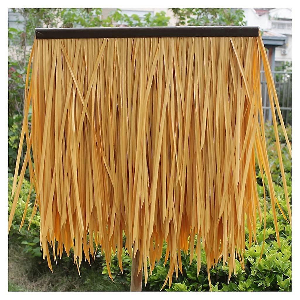 Thatch Roof Artificial Thatch Tile - Fireproof Straw Thatched Roof for Outdoor Houses, Durable and Realistic Design