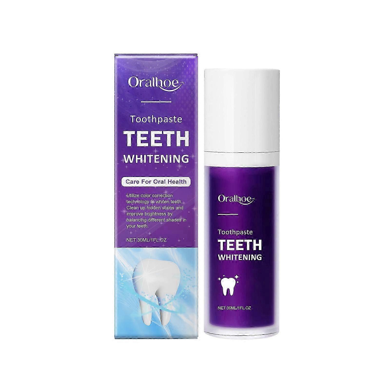 purple toothpaste
