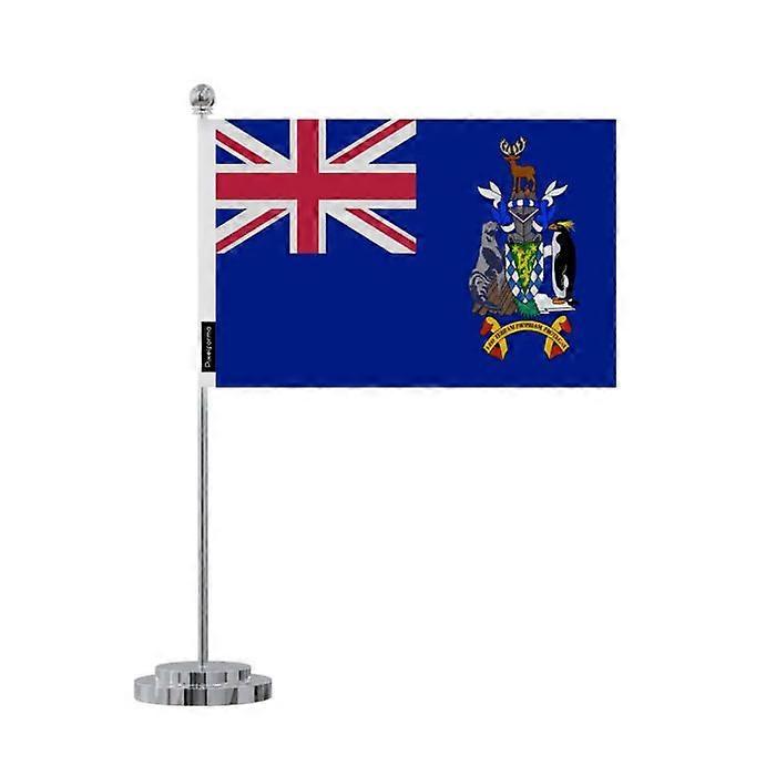 Flag - Multicolored - South Georgia - 14 x 21 cm - Polyester - Double-sided print