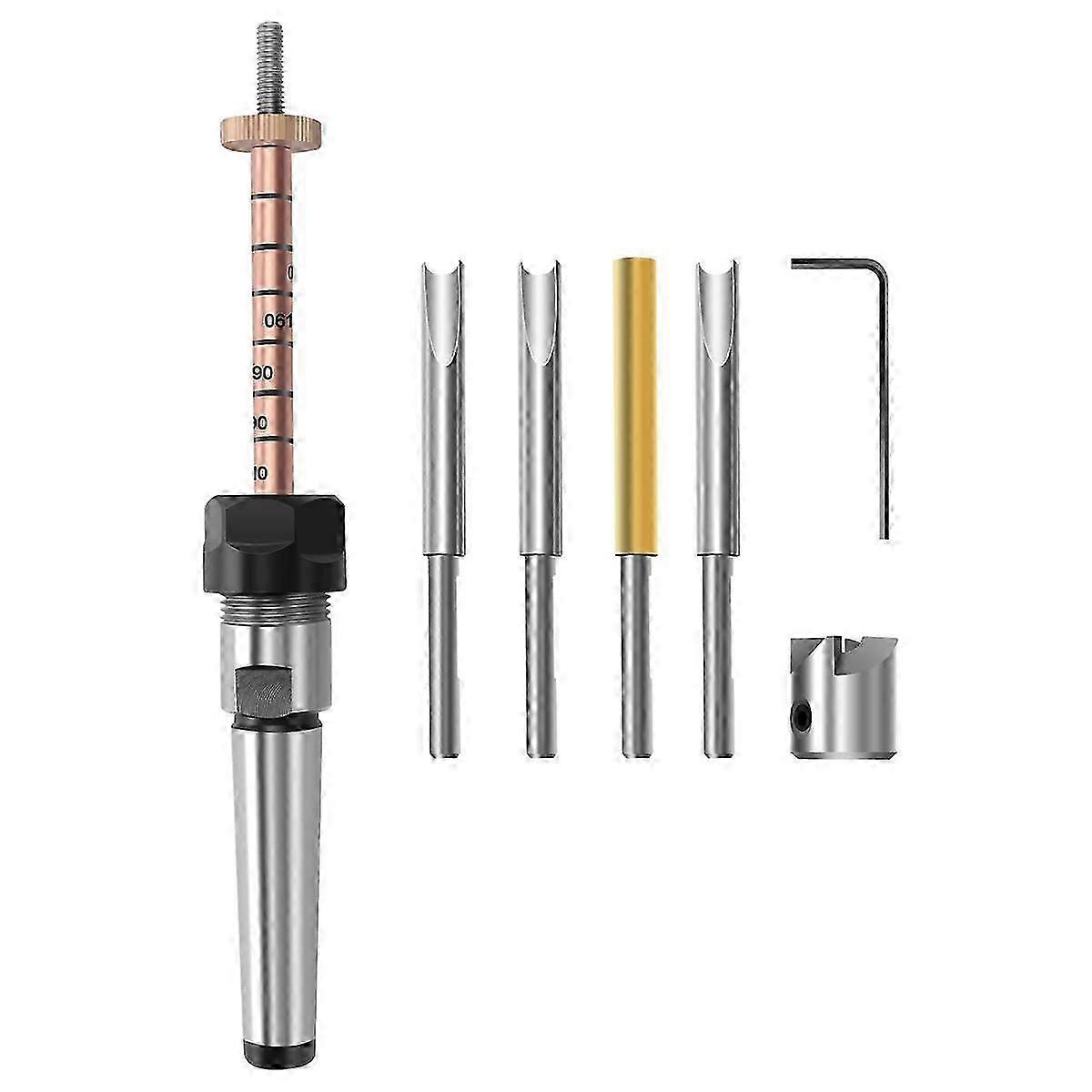 Pen Turning Kit with Shaft, Holder Trimming Set and Wood Lathe Mandrel for Woodworking and DIY Craft Projects
