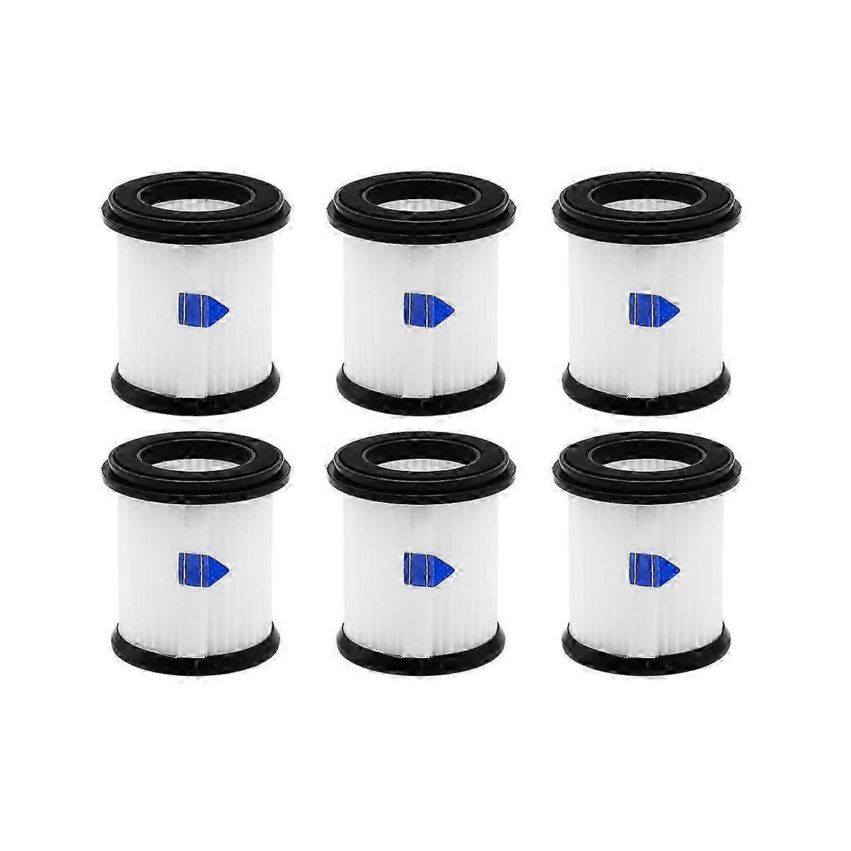 6Pcs HEPA Filter with Mesh Filter Replacement for N5S S6T S6P Pro Cordless Vacuum Cleaner Spare Par