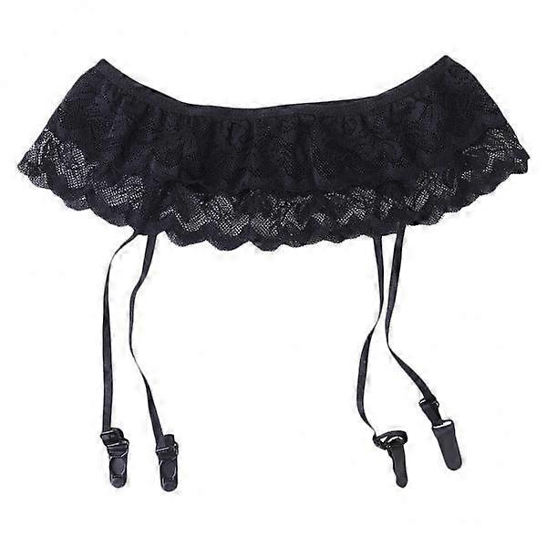 2-6pack Sexy Double-layer Lace Garterbelt Adjustable Garter Belt Suspender
