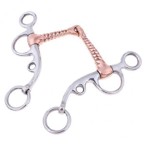 2 الفولاذ المقاوم للصدأ 5 بوصة حصان Snaffle ، بت ، مع المسمار