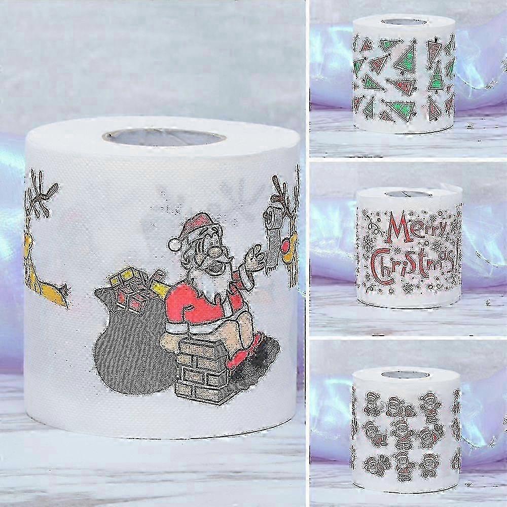 Papel higiénico de Navidad - 3 capas, 150 hojas