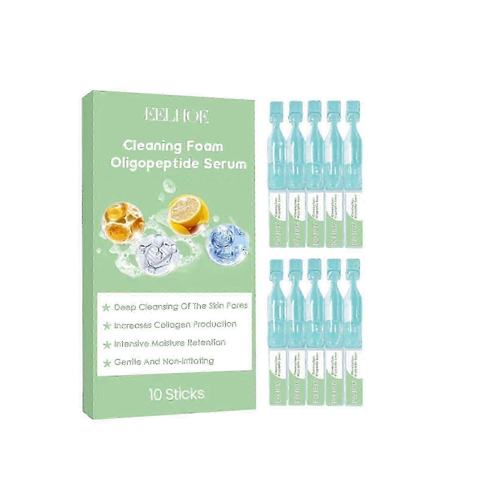 Eelhoe Oligopeptide Mousse Nettoyante Essence Éclaircissant Peau Nettoyage en profondeur