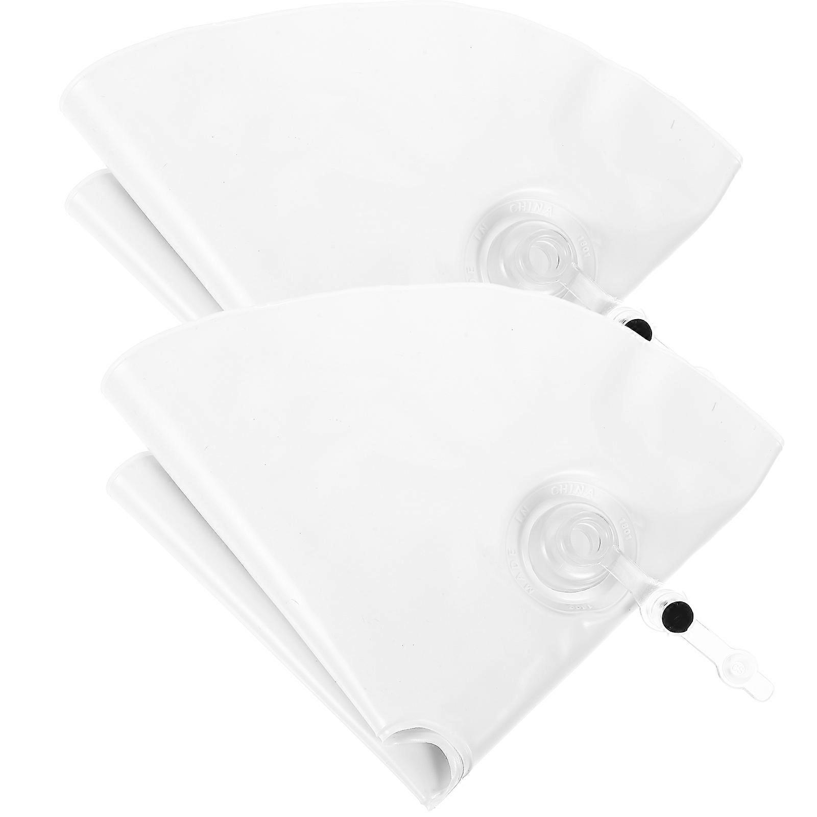 Wedding Supply Balloon Arch Base 2Pcs White PVC Durable Long-Use for Storage Use