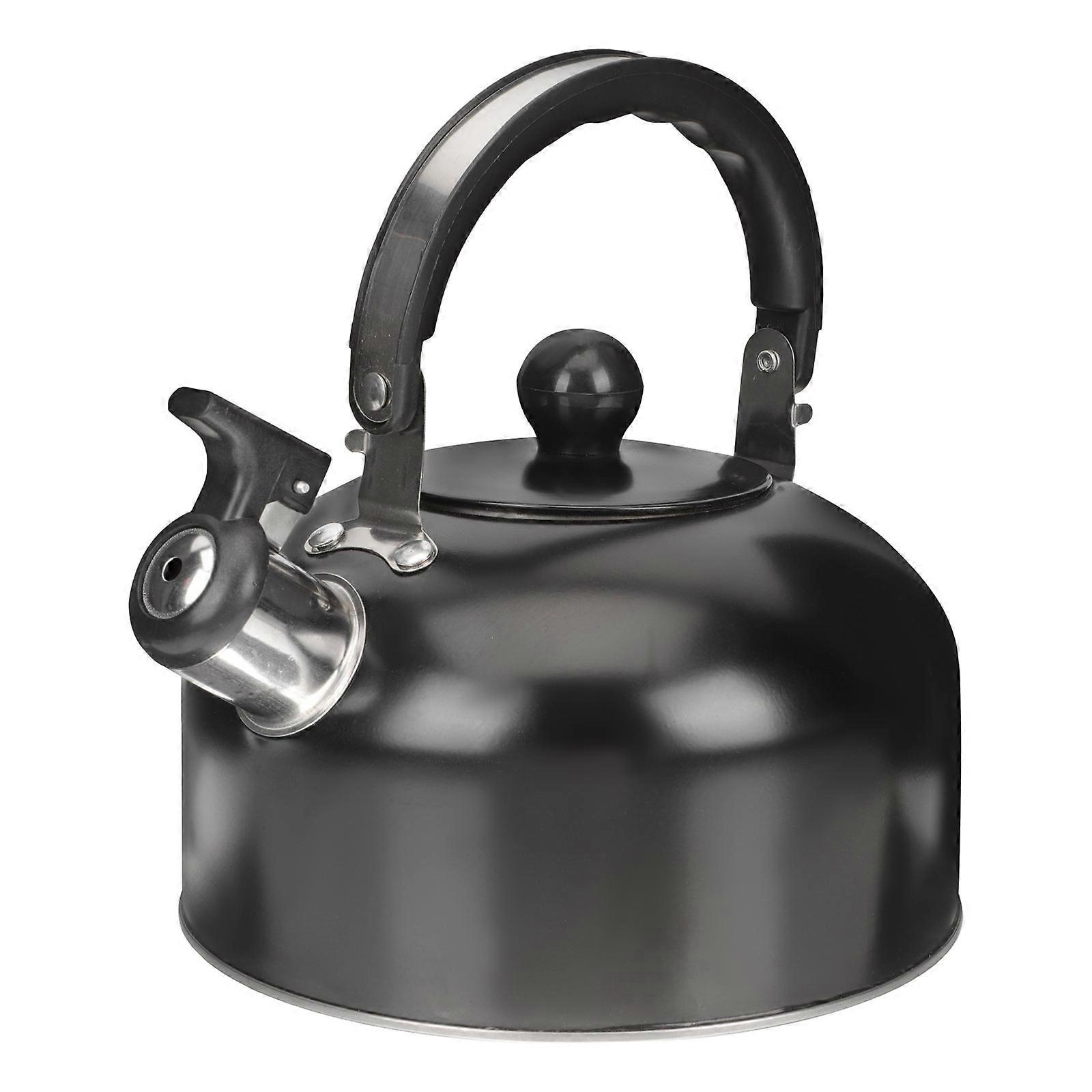 Boiling Stove Pot Kettle, Construction, Integrated Whistle for Safety