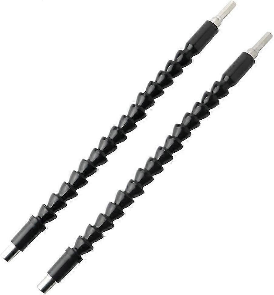 Flexible Drill Bit Extension - Magnetic Hex Flexible Shaft for Drive Shaft Tip Drill Kit Screwdriver Extensions (2 pcs)