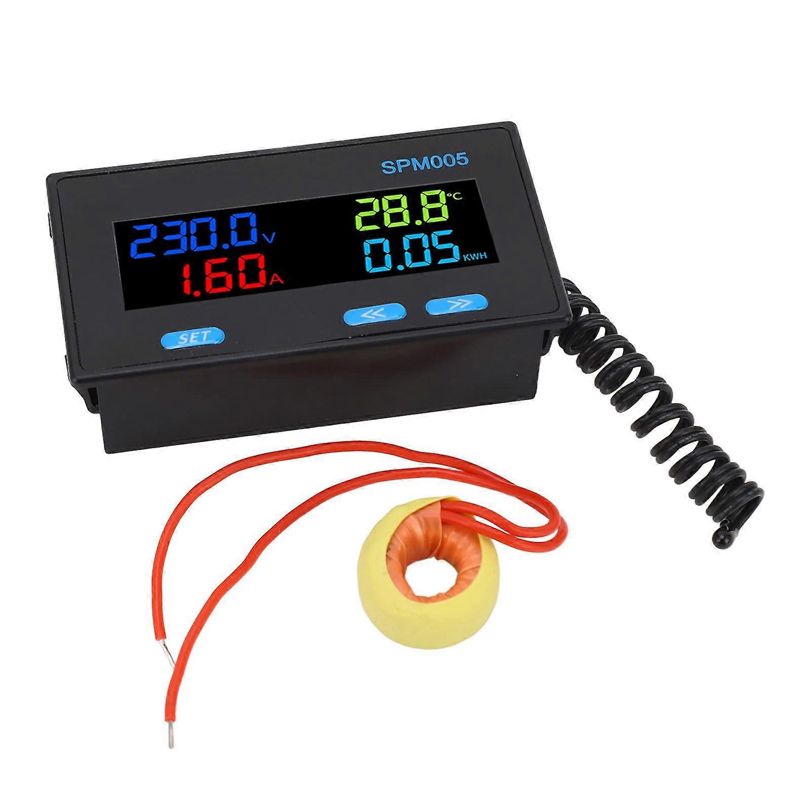 High quality  (SPM005) AC60-300V 8-in-1 multi-function power meter with digital