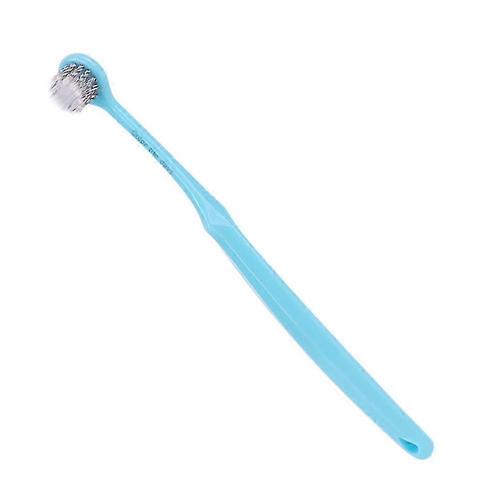 Tongue Cleaner Scraper Brush for Fresh Breath - Professional Bad Breath Fighter - Blue