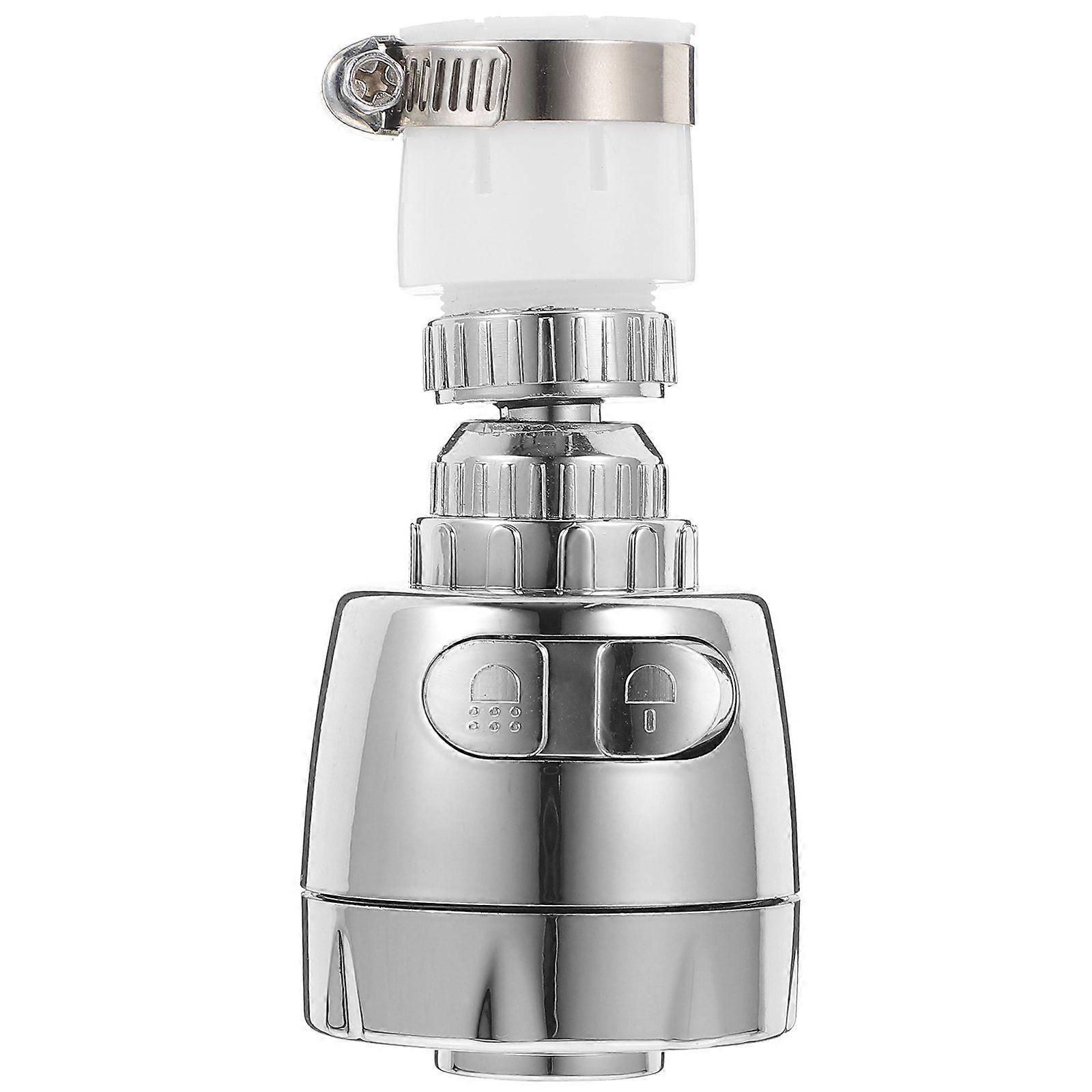 Household Threaded Brass Aerator Plating Polished Faucet Bubbler Sprayer Multi-modes Water Saving Filter with Universal Connector