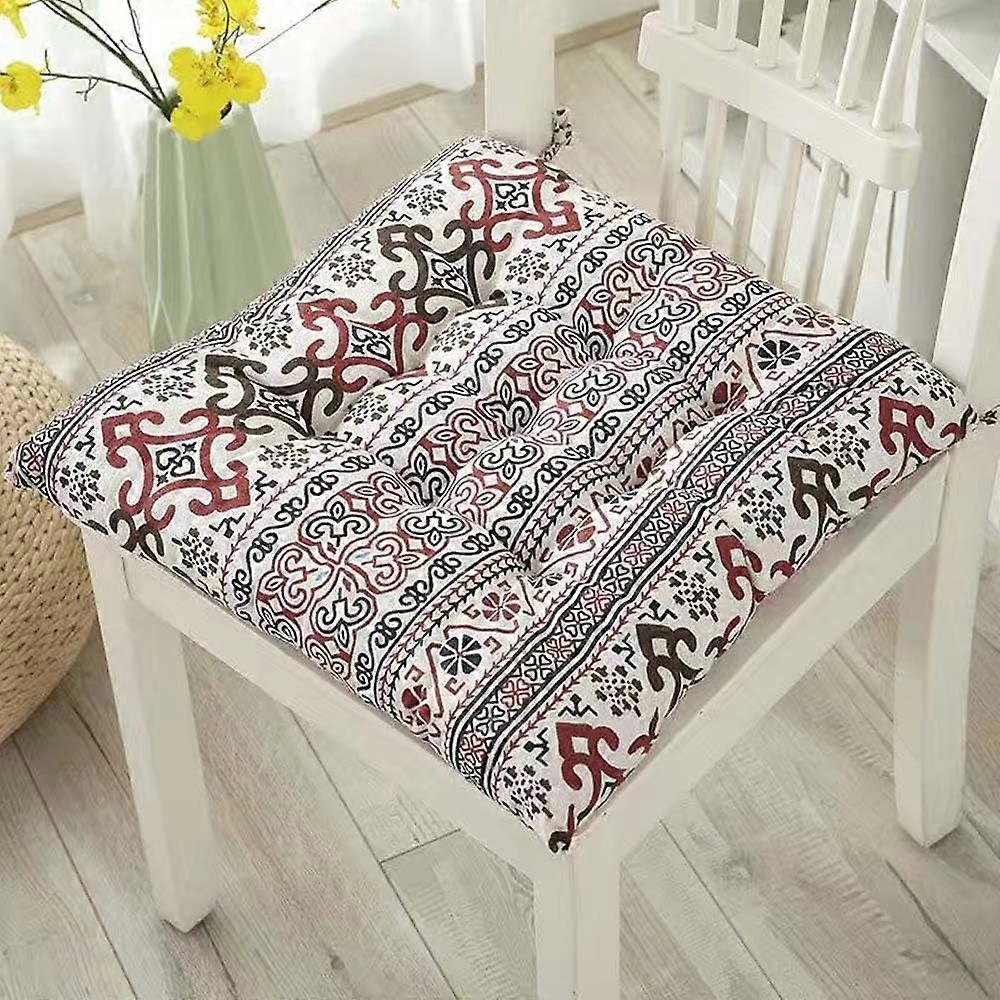 Chair Cushions Set of 4/6, 40 x 40 cm, Comfortable Garden and Home Seat Cushion, Various Colors Available, Model 26#