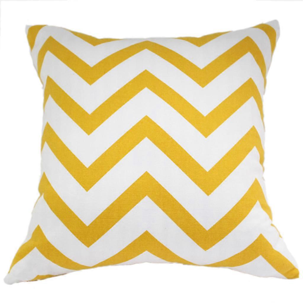 45cm Stripe Throw Pillow Case Cushion Cover Decor