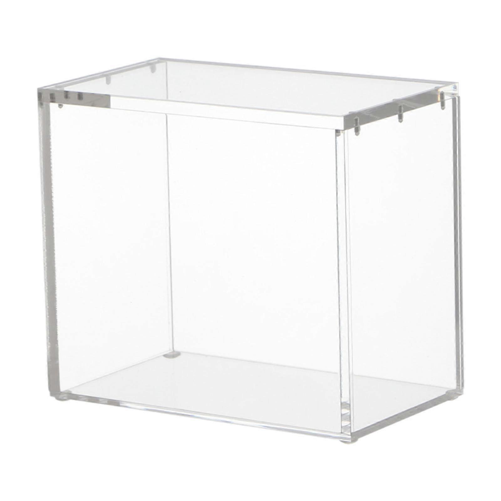 Clear Acrylic Display Case Action Figure Storage Box for Mini Statues Models