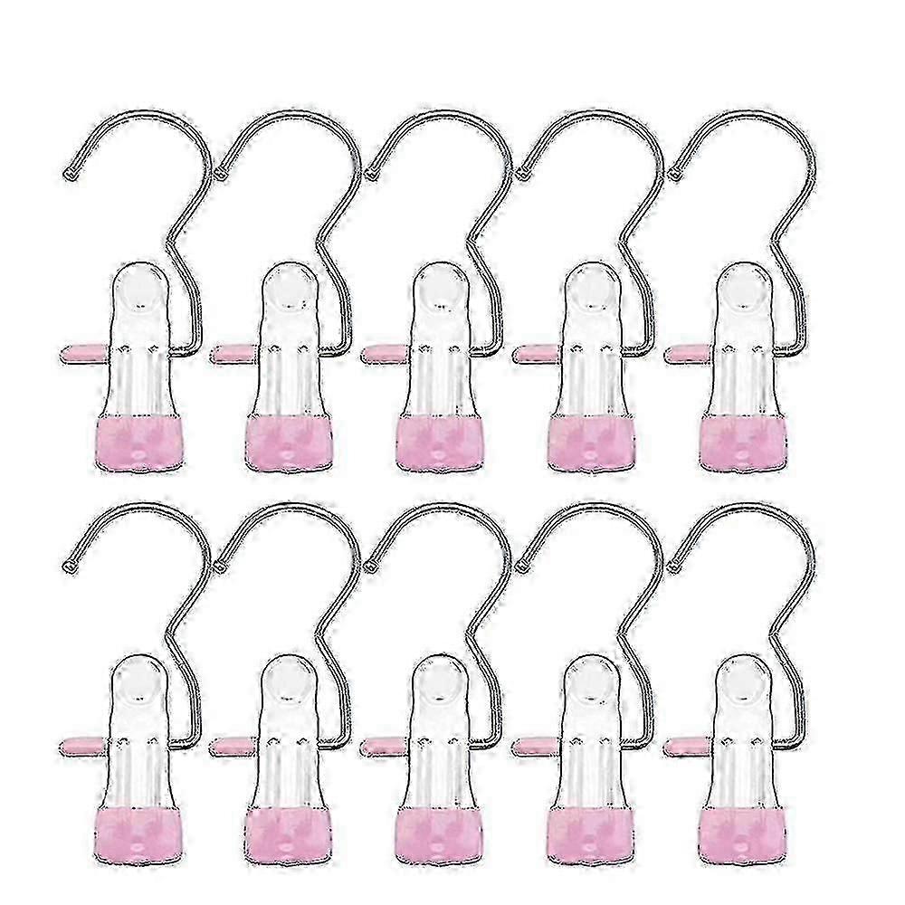 20 Pcs Boot Hanger Clips Pink