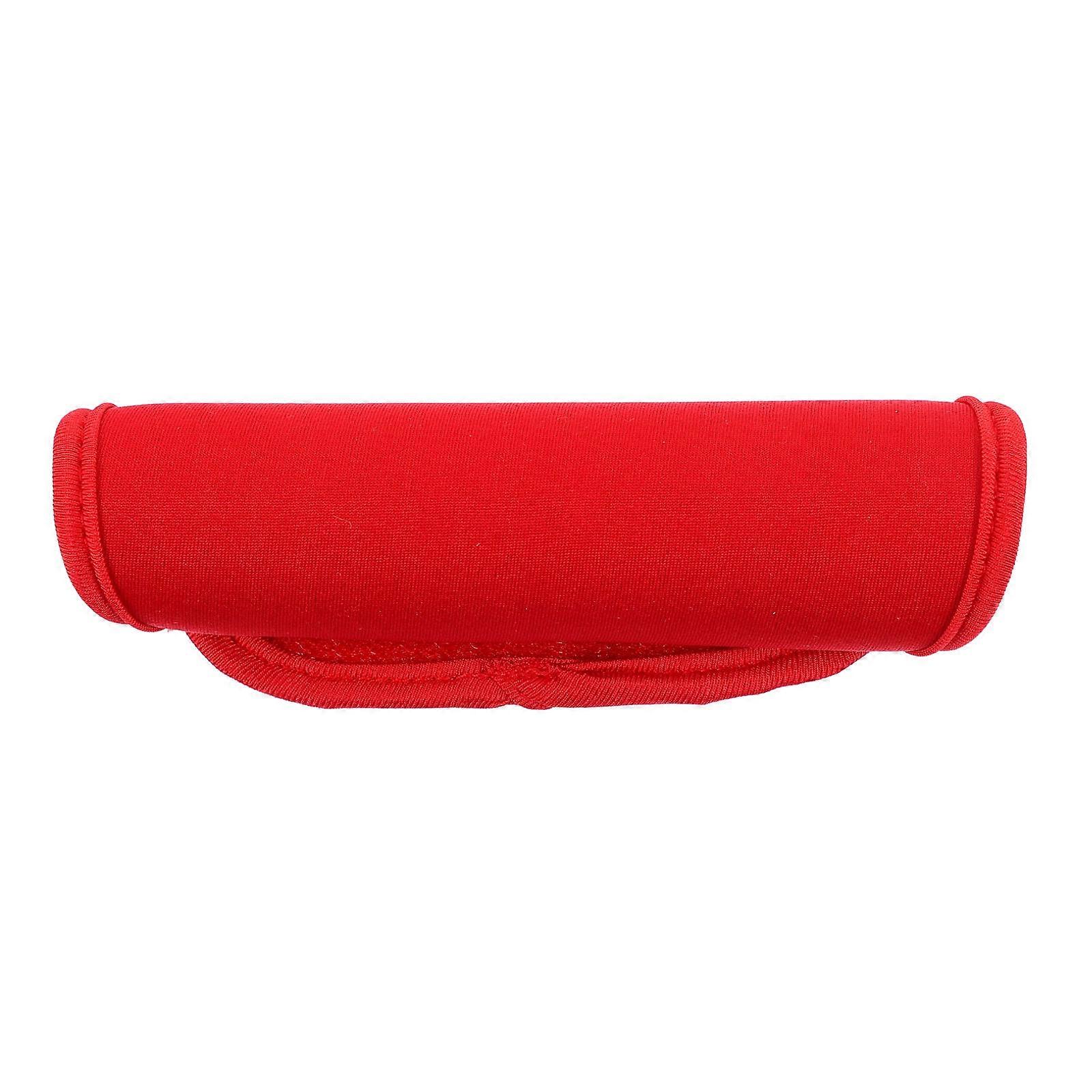 Neoprene Luggage Handle Wraps Red for Protection Use to Reduce Hand Strain