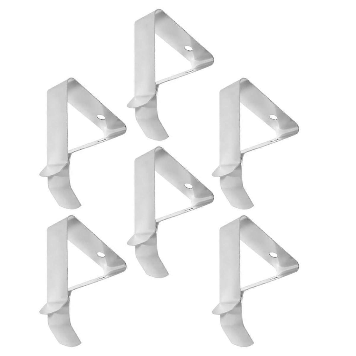 Set of 6 Thermometer Coffee Cups Clips for Meat Thermometer and Temperature Sensor, Stable Holder for Grill and Kitchen Use