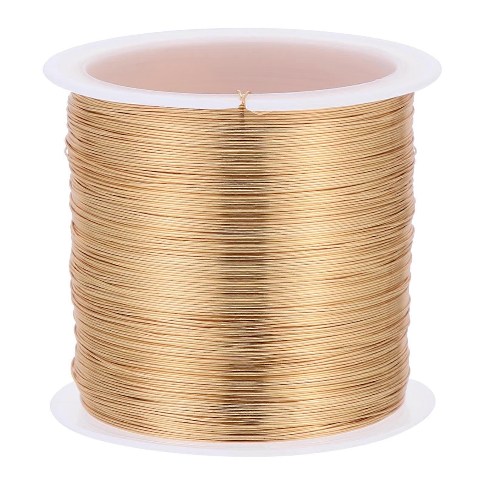 Craft Beading Wire Copper Bracelet Making Diy Enthusiasts Bead Stringing Indoor Use 1 Roll