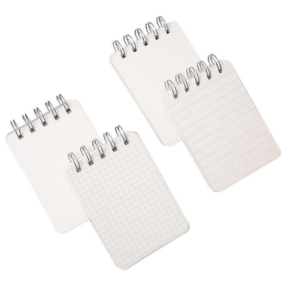 Tiny Notepad Small Spiral Notepad Office Use Students White Color Notepads 5Pack