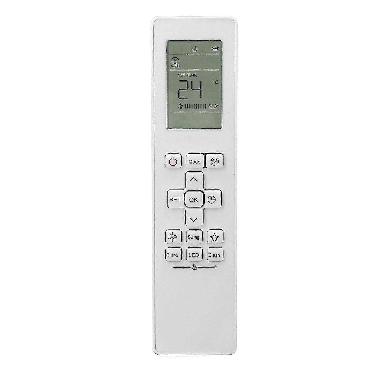 Air Conditioner Remote Control Clear Buttons Comfortable Grip Impact Resistance for Unical