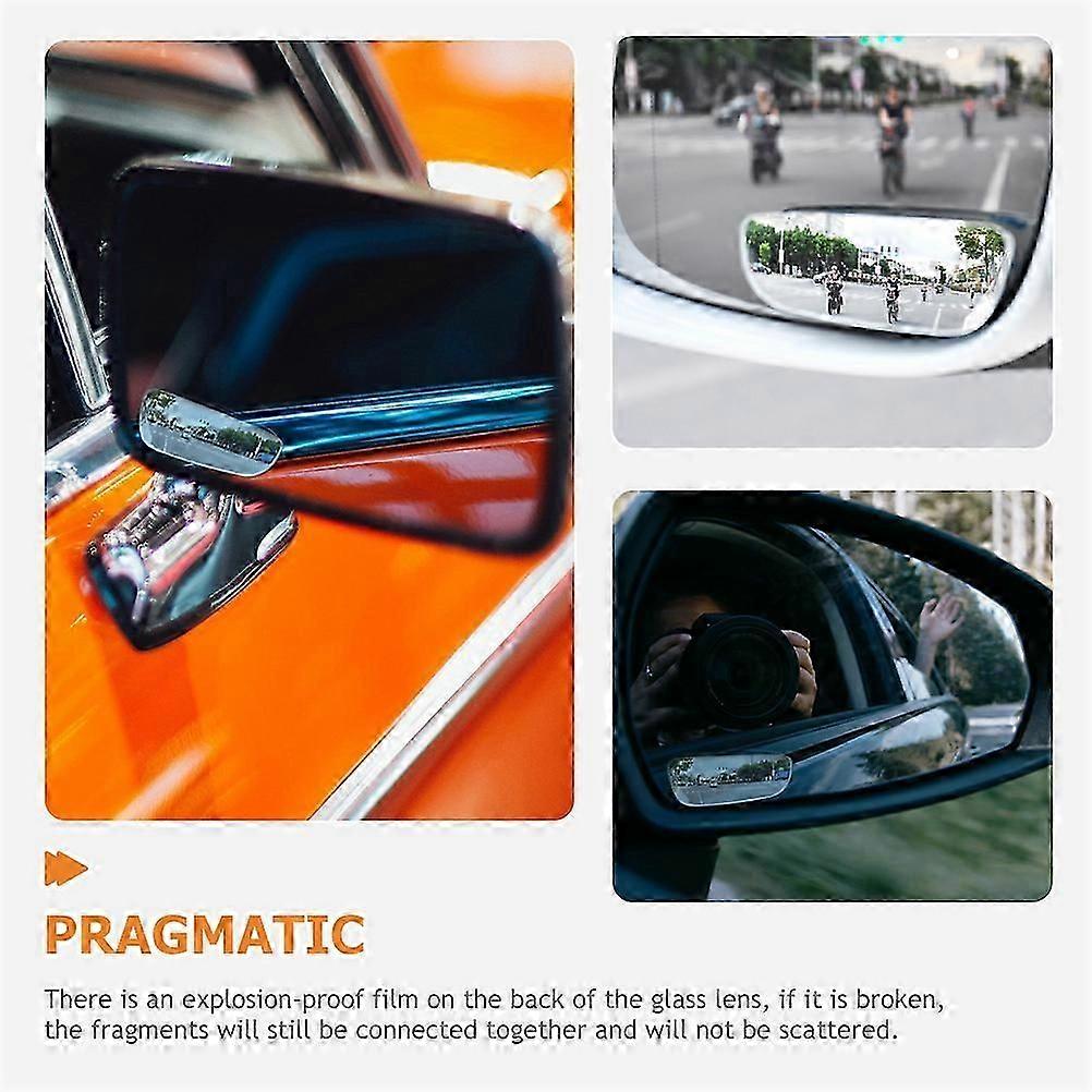 Rétroviseur d’angle mort rectangulaire convexe pour voitures, accessoire de sécurité pour la vue arrière