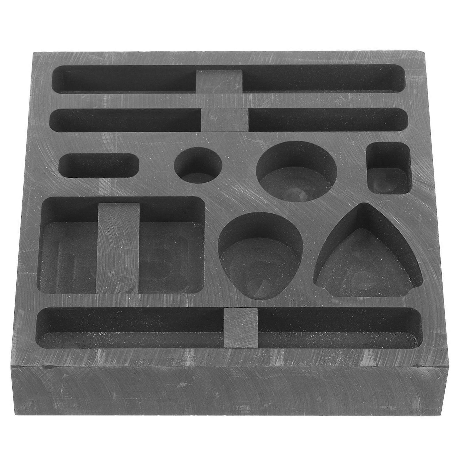 Graphite Ingot Mold for Melting Gold and Silver – Reusable, Durable, and Easy to Use Casting Mold for Jewelry Making and Metal Crafting Projects