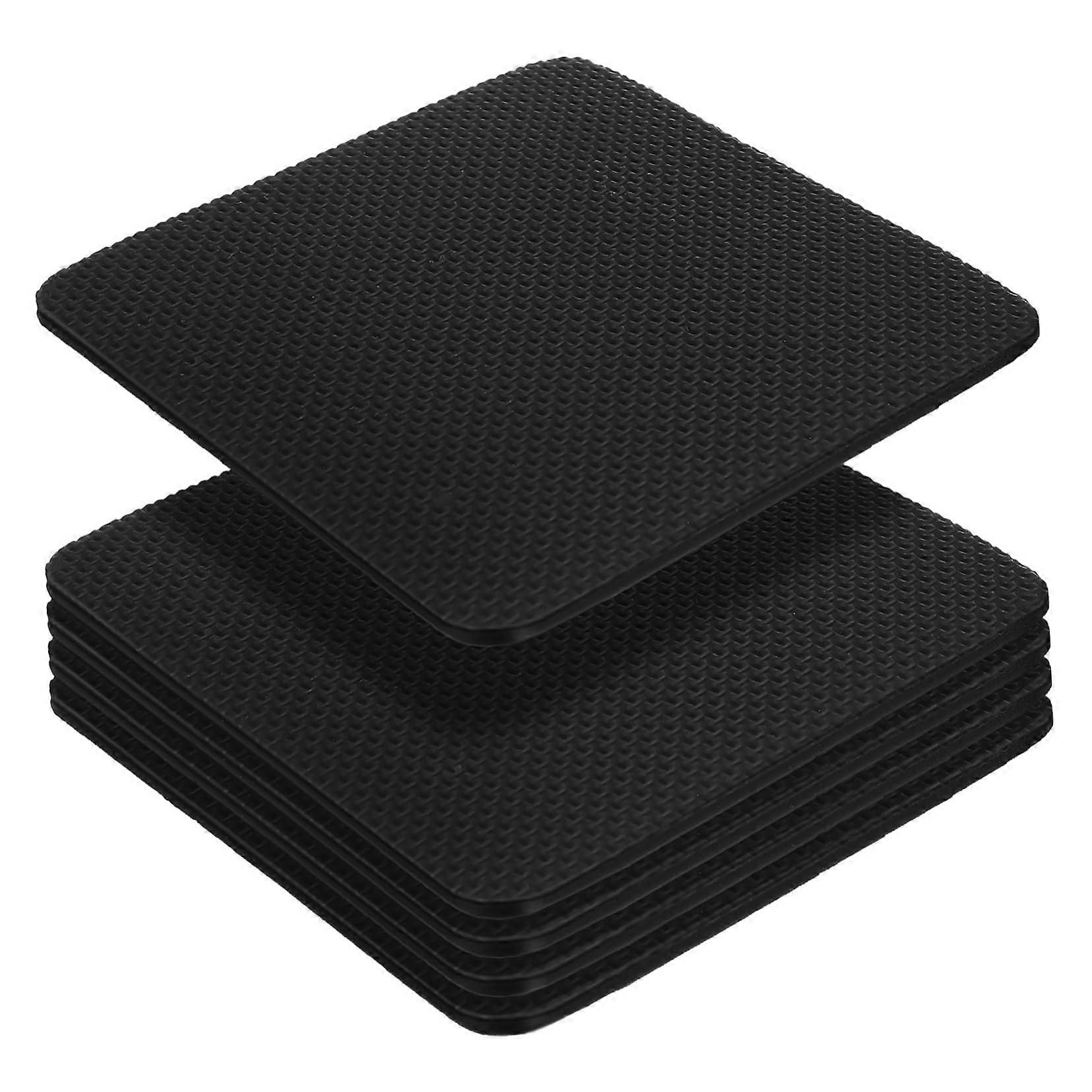 Pack of 5 Antislip Palm Pad Handles Pull Up Handles for Gym Grip Pad for Weightlifting PullUp Pad Hand Grips for Weightlifting Grip Mat Rubber Black
