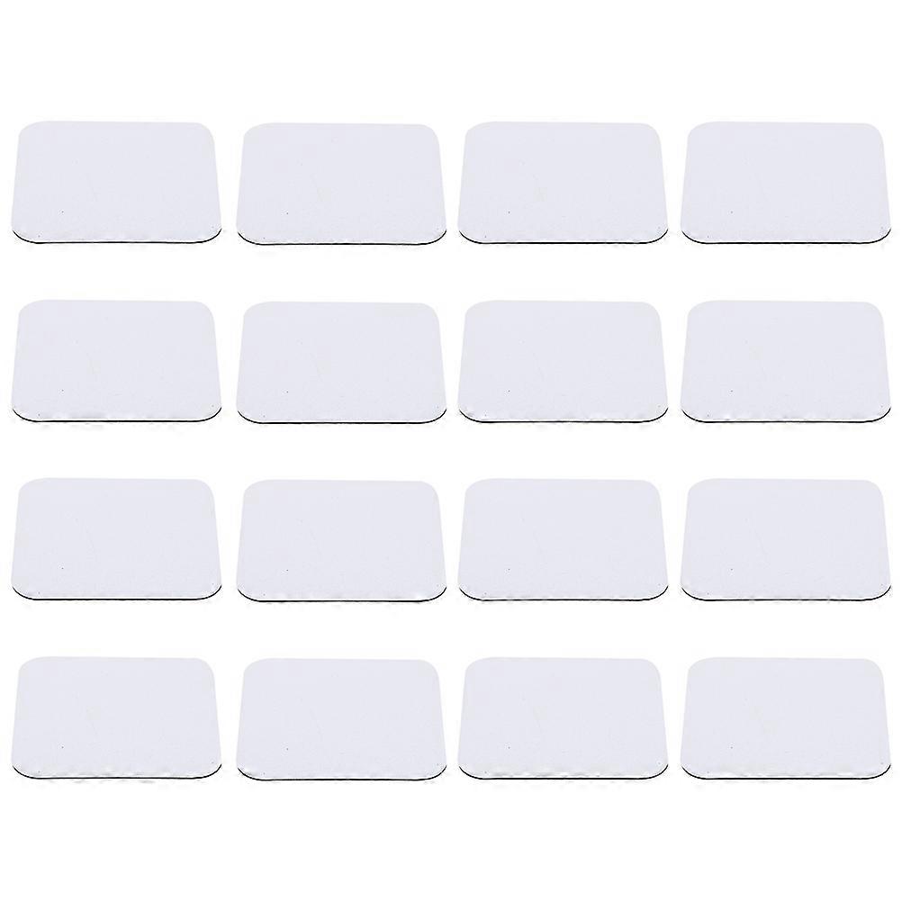 Refrigerator Magnets Blank Magnet Magnetic Attachment Office Use Square Shape 10Pcs