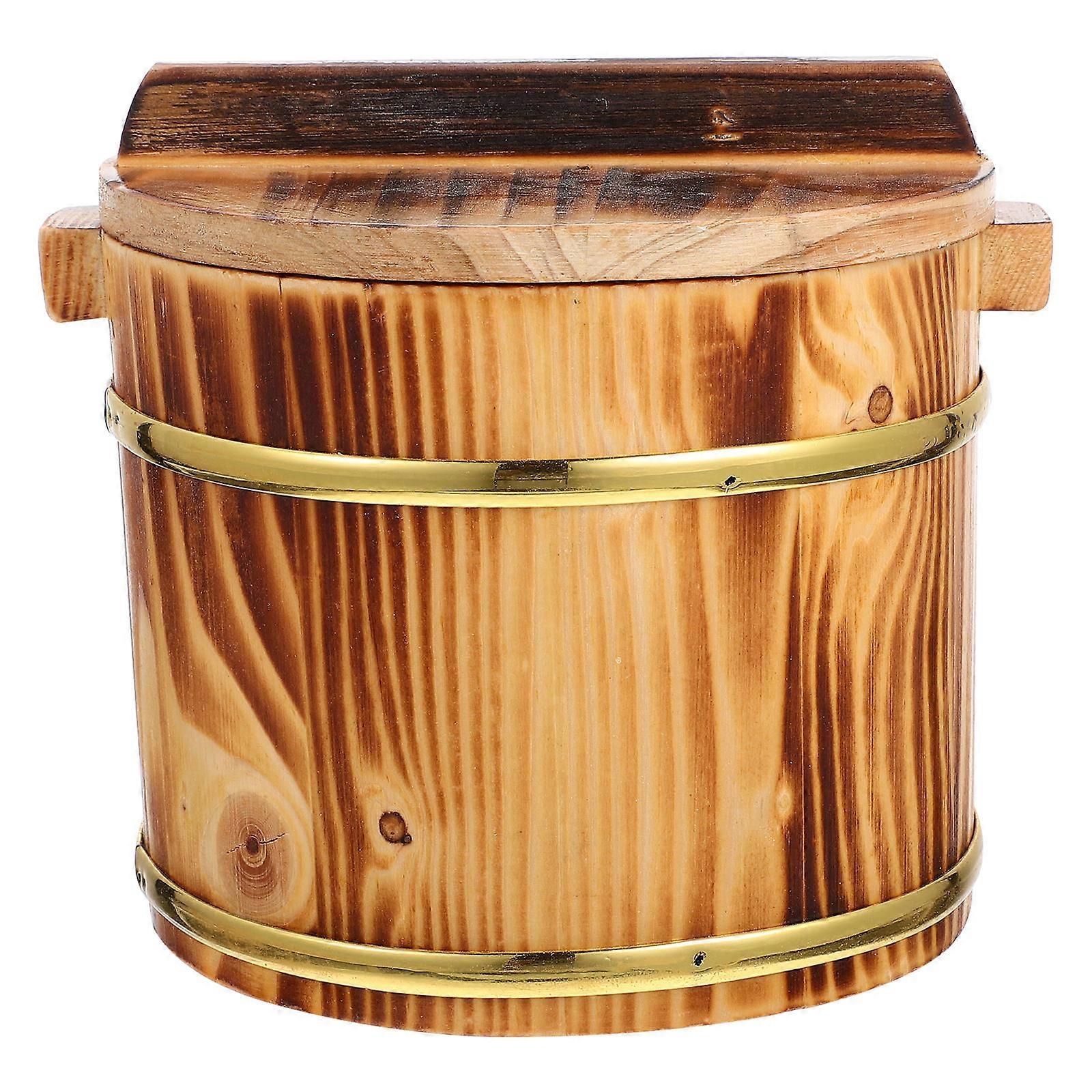 Sushi Accessories Wood Material Events 18X18X17CM Tableware Dining Experience 1 Set