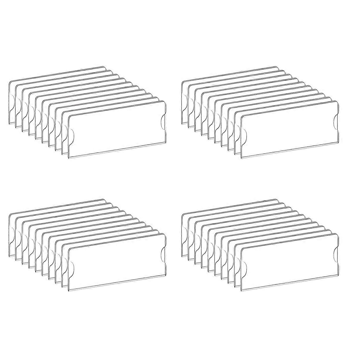 Acrylic Name Plate Holder Premium, 2X8 Inch