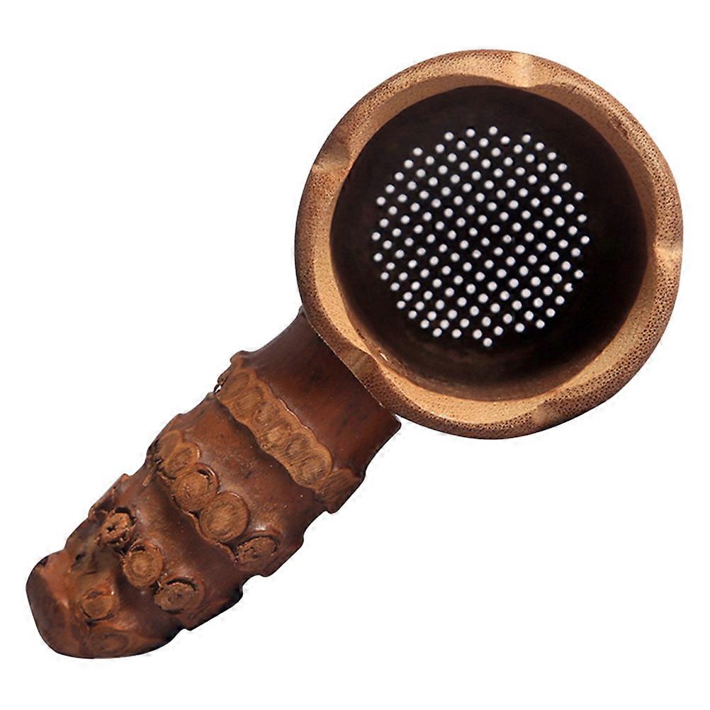 Bamboo Tea Strainer Creative Tea Strainer Tea Ceremony Ergonomic Handle Preventing Floating Suspended Solids 1Set