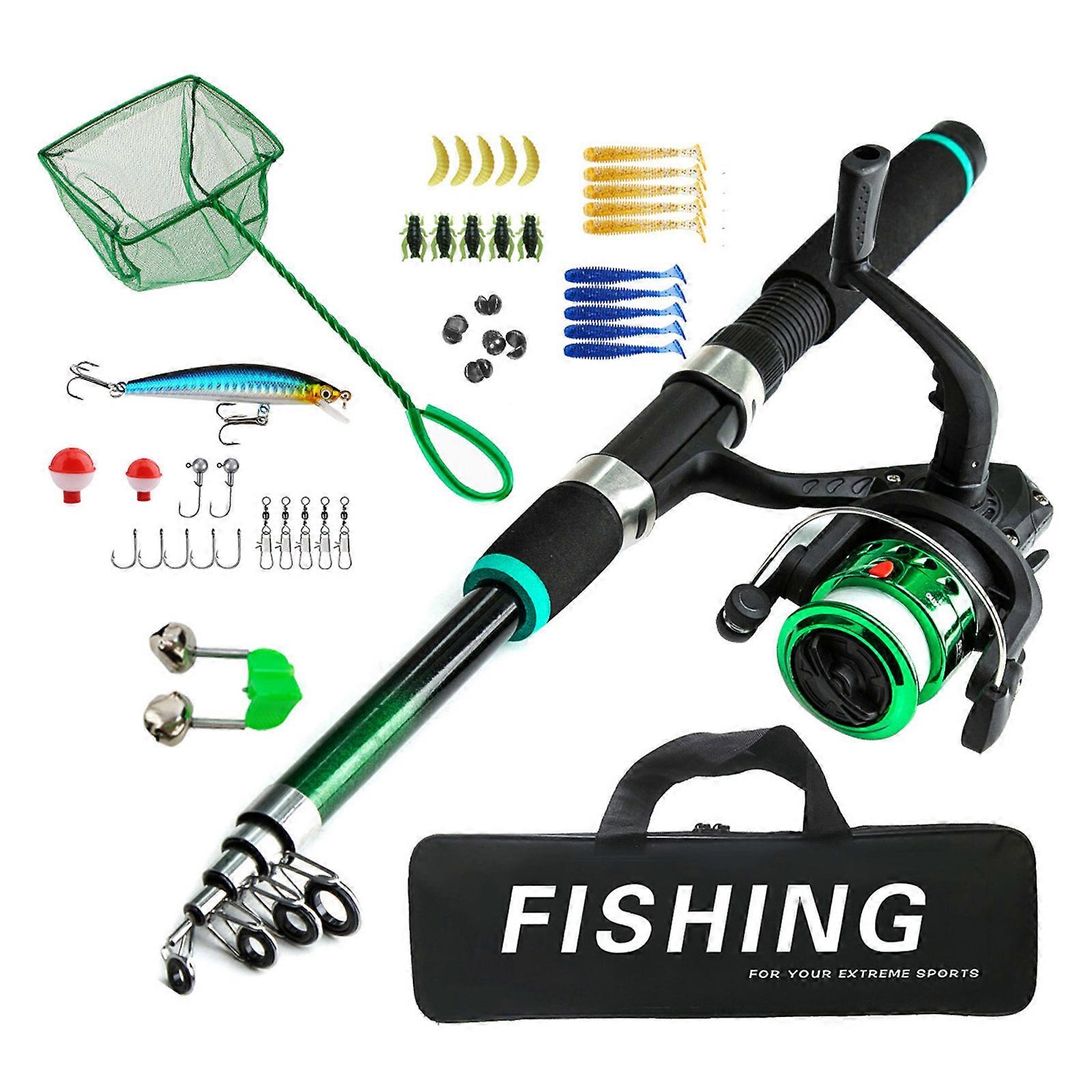 Nyb rjare Fiske Set F r Barn Ton ringar Fiskeredskap Tacklar nyb-rjare-fiske-set-f-r-barn-ton-ringar-fiskeredskap-tacklar
