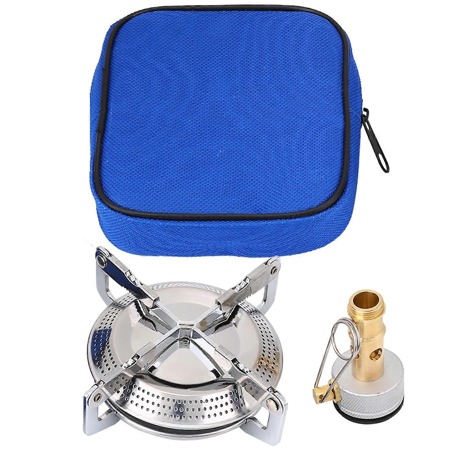 Portable Round Titanium Alloy Camping Stove for Picnic