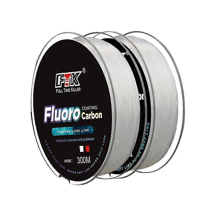 100M/300M Fluorocarbon Coated Fishing Line 0.14mm-0.50mm 4.136LB-34.32LB Carbon Fiber Fishing Line Bait Line Sinking Line Japan
