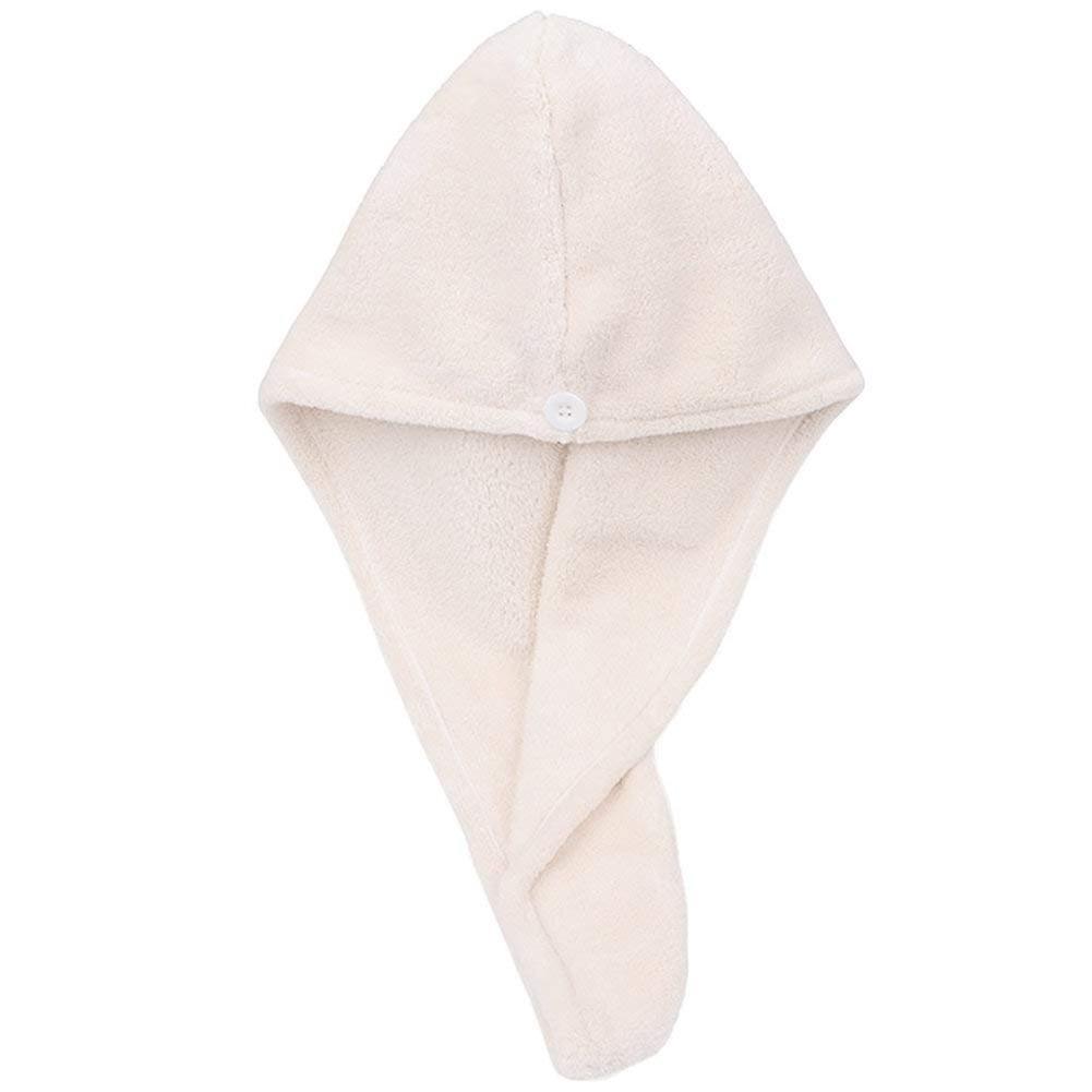 Serviette en microfibre pour cheveux secs turban femme à séchage rapide