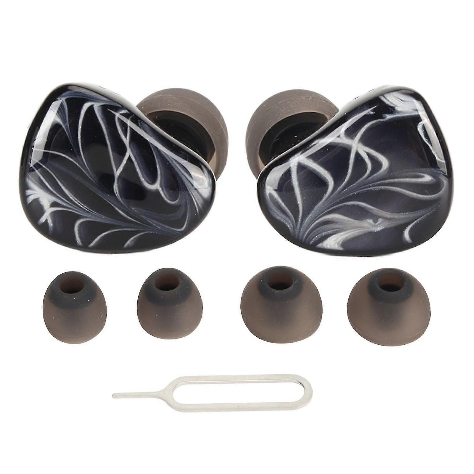 Dual Dynamic Drivers Earbuds 0.78mm 2Pin Interface Manual Tuning DD and BA IEM HiFi Stereo Earbuds