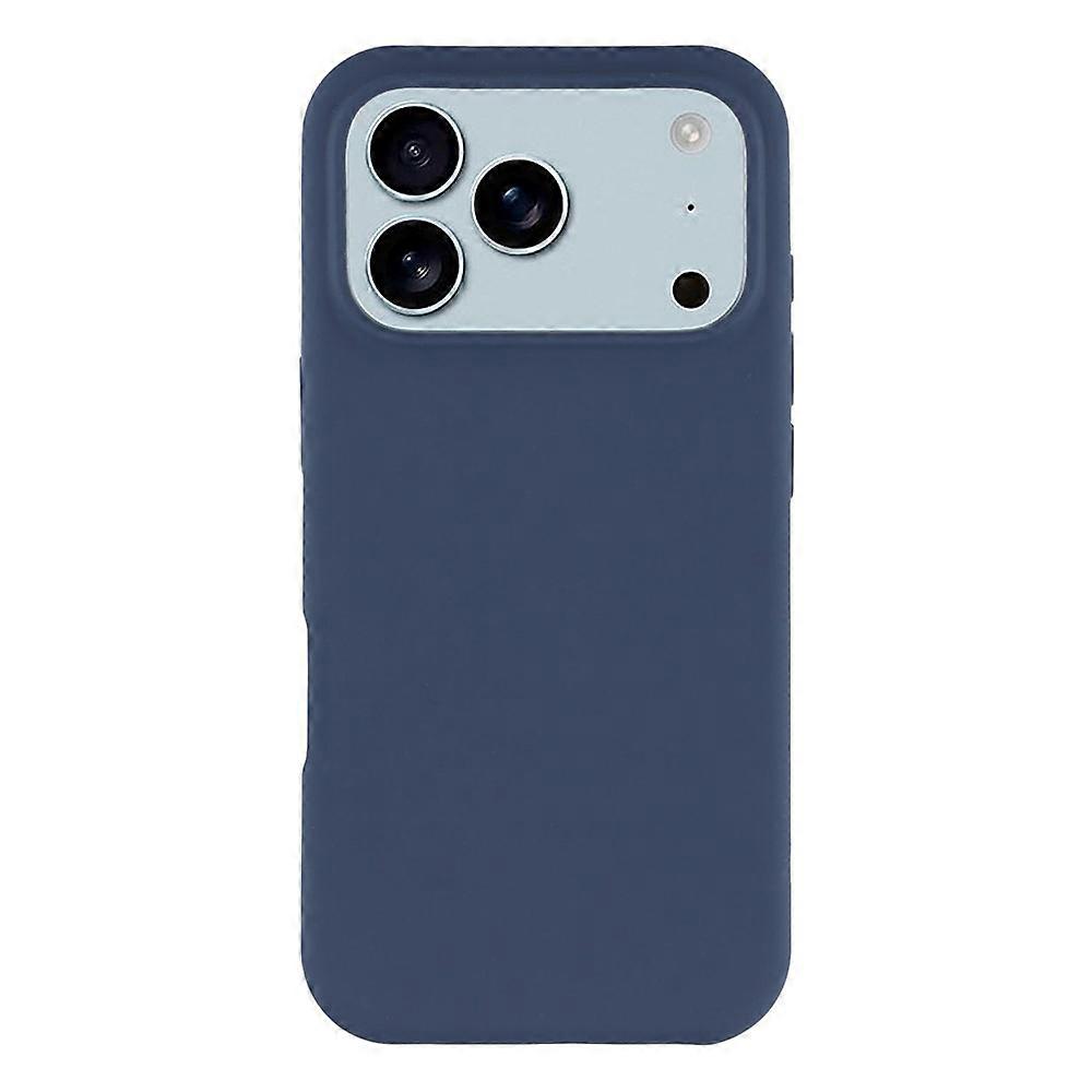 Compatible For iPhone 17 Pro Case Solid Silicone Shockproof Phone Back Cover