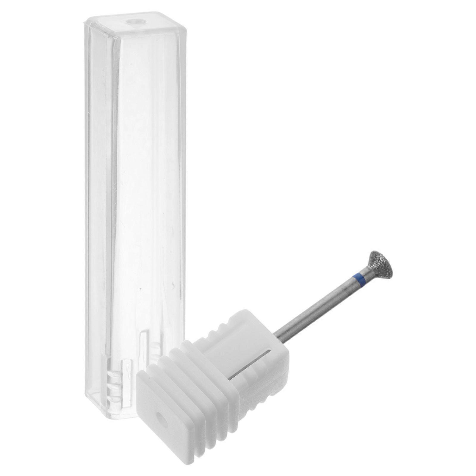 Diamond and Plastic Nail Drill Bits for Manicure Silver Easy to Use with Comfortable Grip