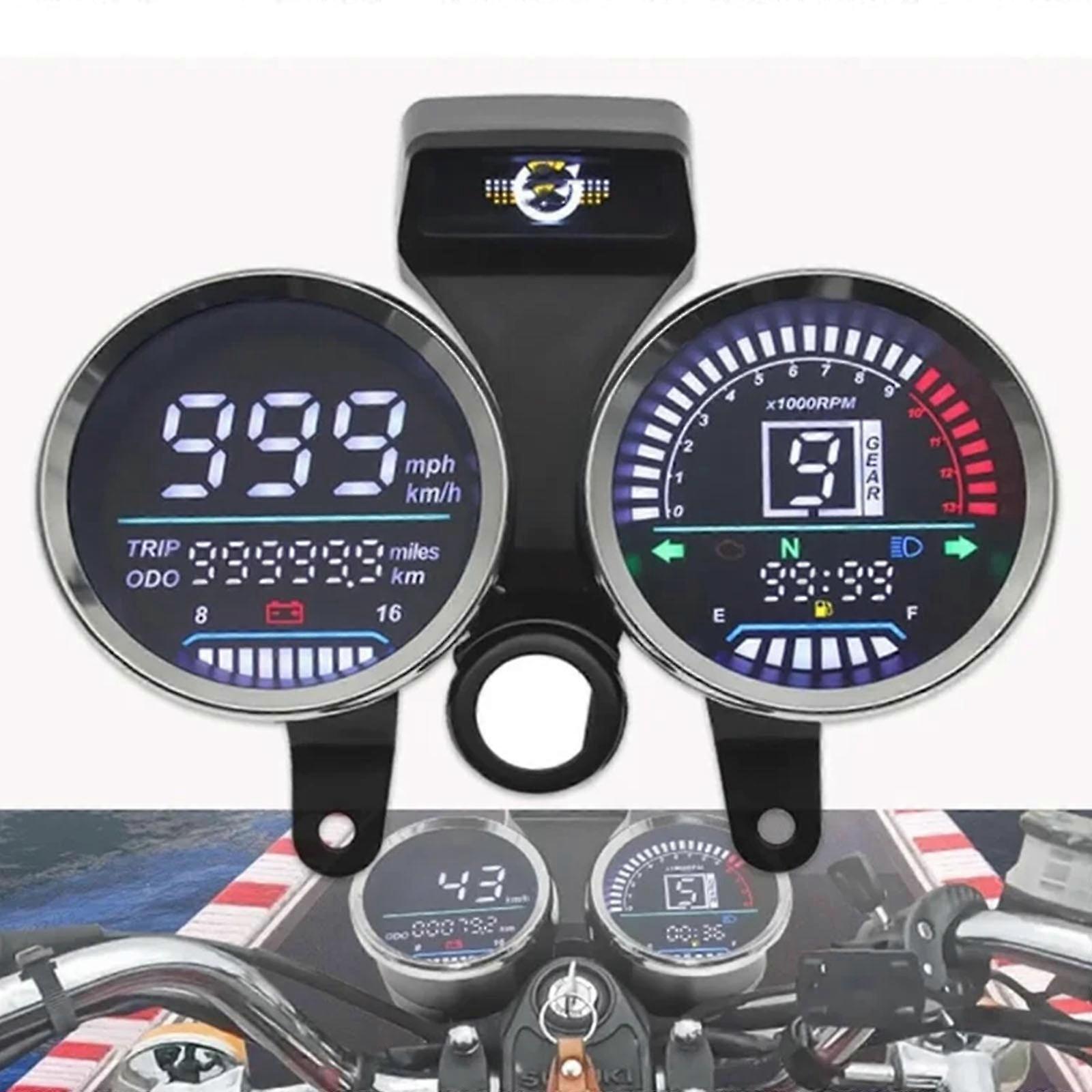 Waterproof Motorcycle Dashboard Cluster Odometer Speed Cluster