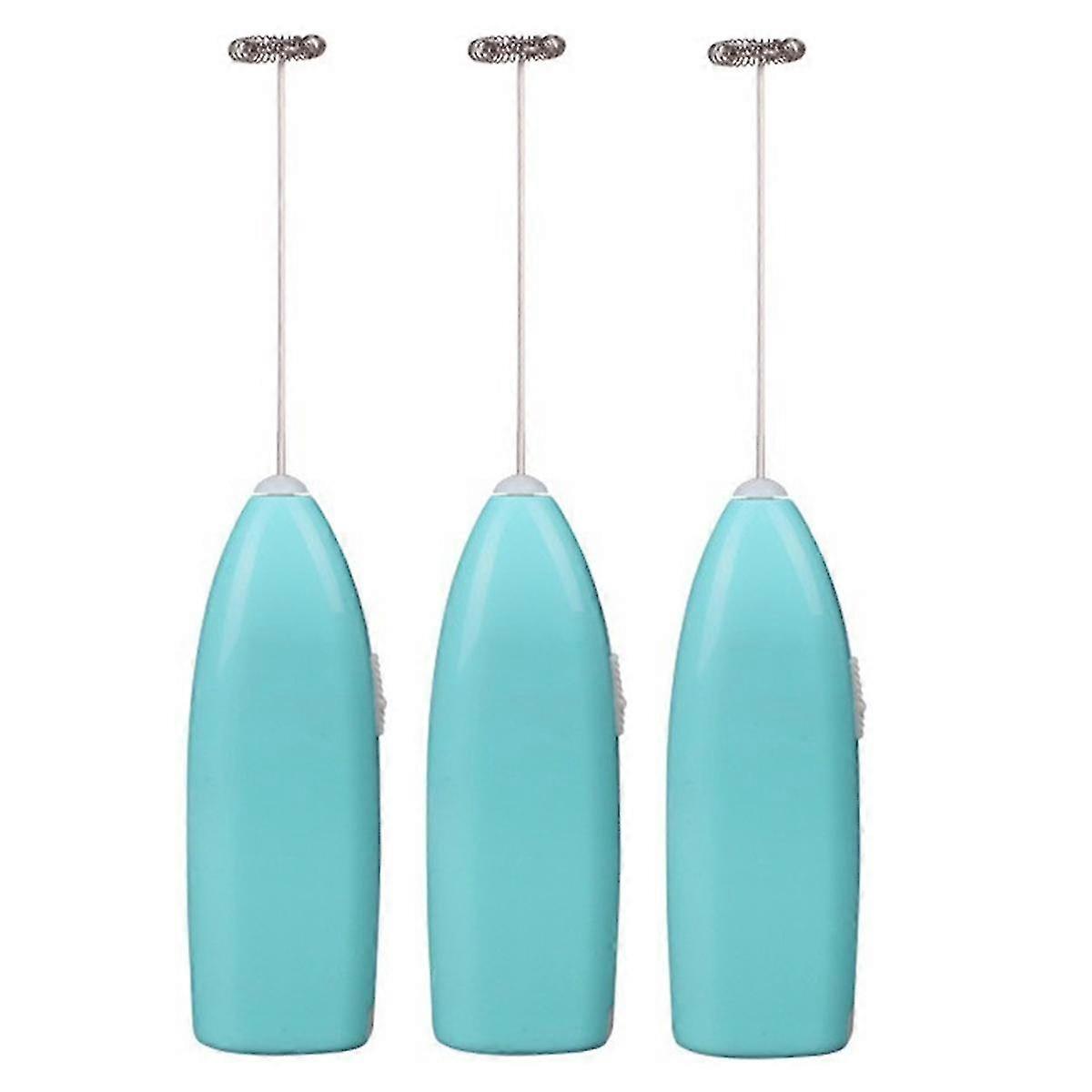 Fully Automatic Agitator Coffee Stirring Rod for Electric Milk Frother Mini Egg Beater Cream Beater Blue