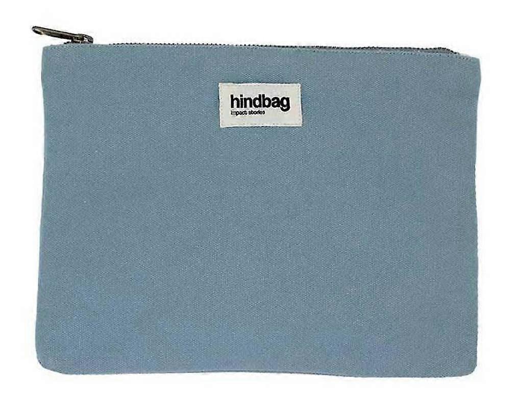 Hindbag Ema Medium Zipped Pouch - Sage Blue