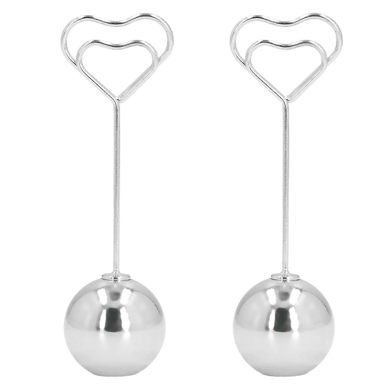 2025 dernier modèle 2pcs table numéro de support coeur en forme d’entreprise stable premium