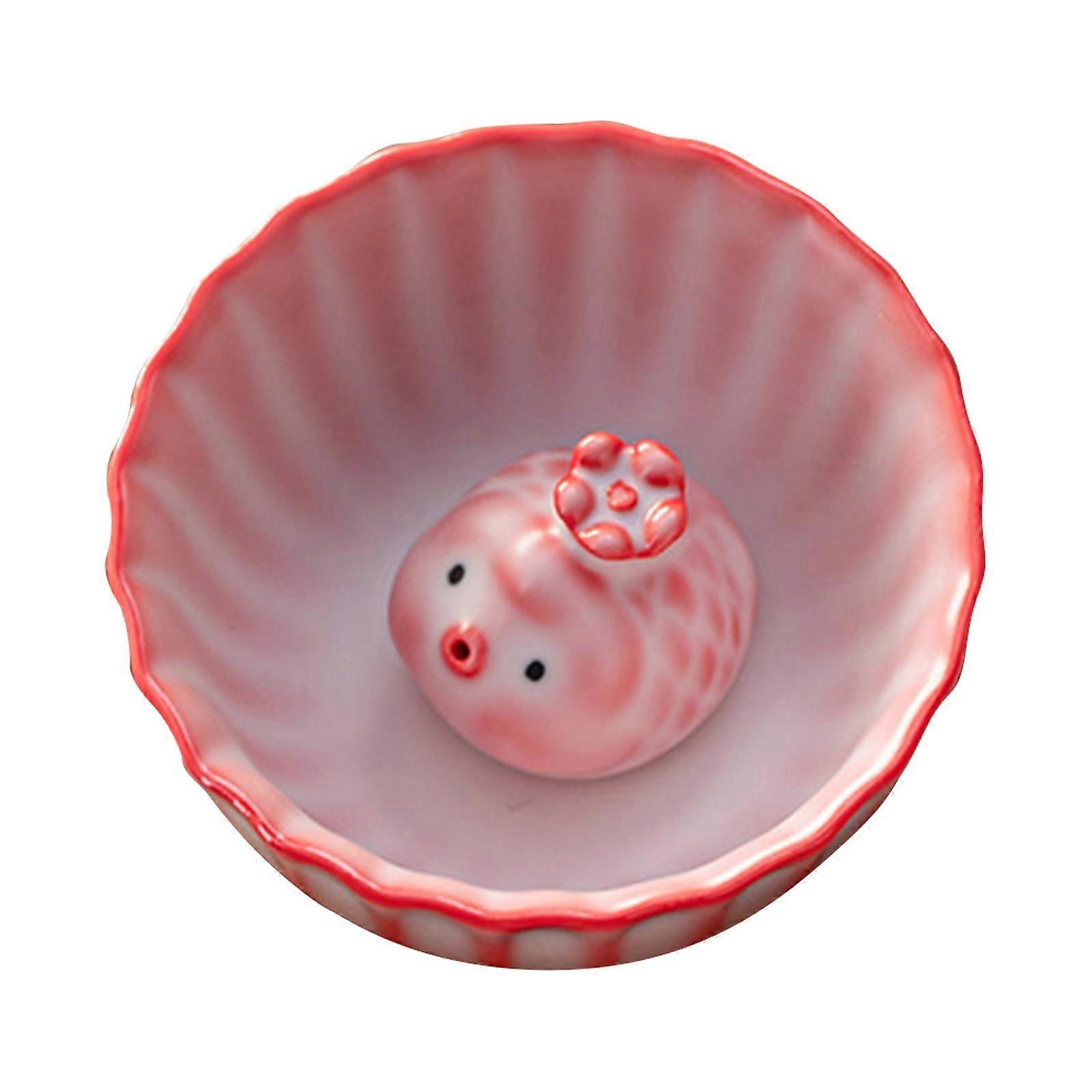 Ceramic Tea Cup with Bubble Tea Pet Traditional Elegant Drinkware Bubble Teacup