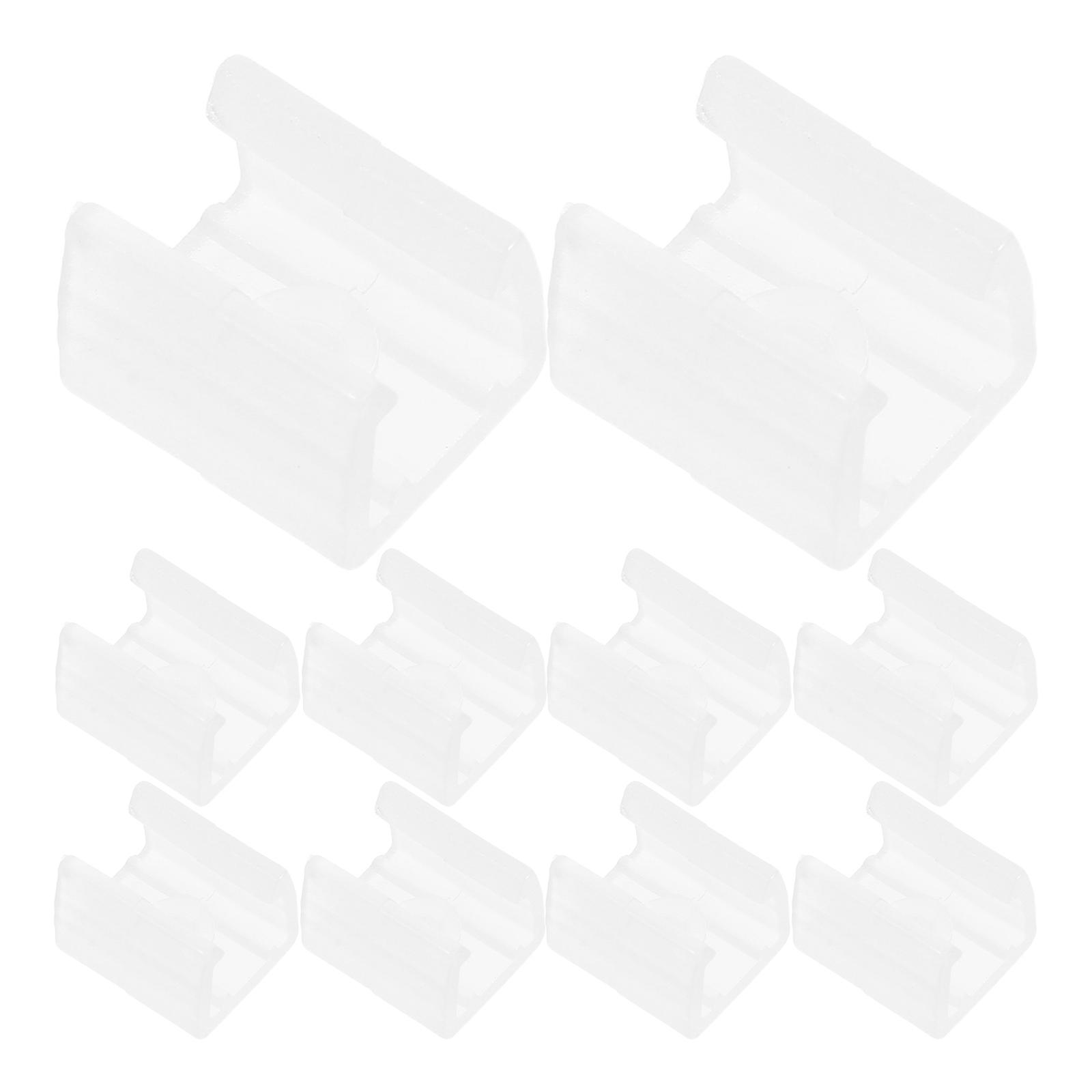 Flexible LED Strip Mounting Clips Holder for Neon & LED Strips – Secure Fixation for Home and Commercial Use – Aesthetic Design (10pcs)