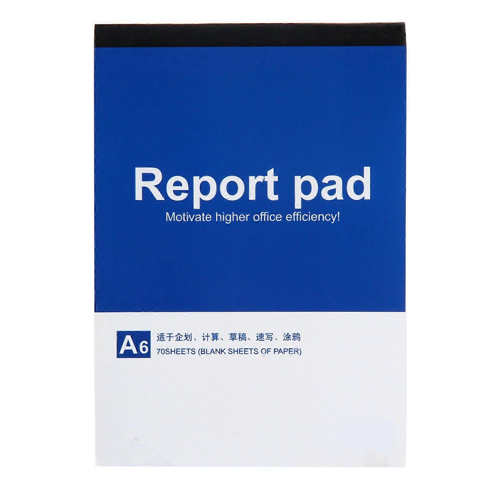 2025 Latest Model  Blank Note Pad A6 Plain Paper Pad Tearable Blank Writing