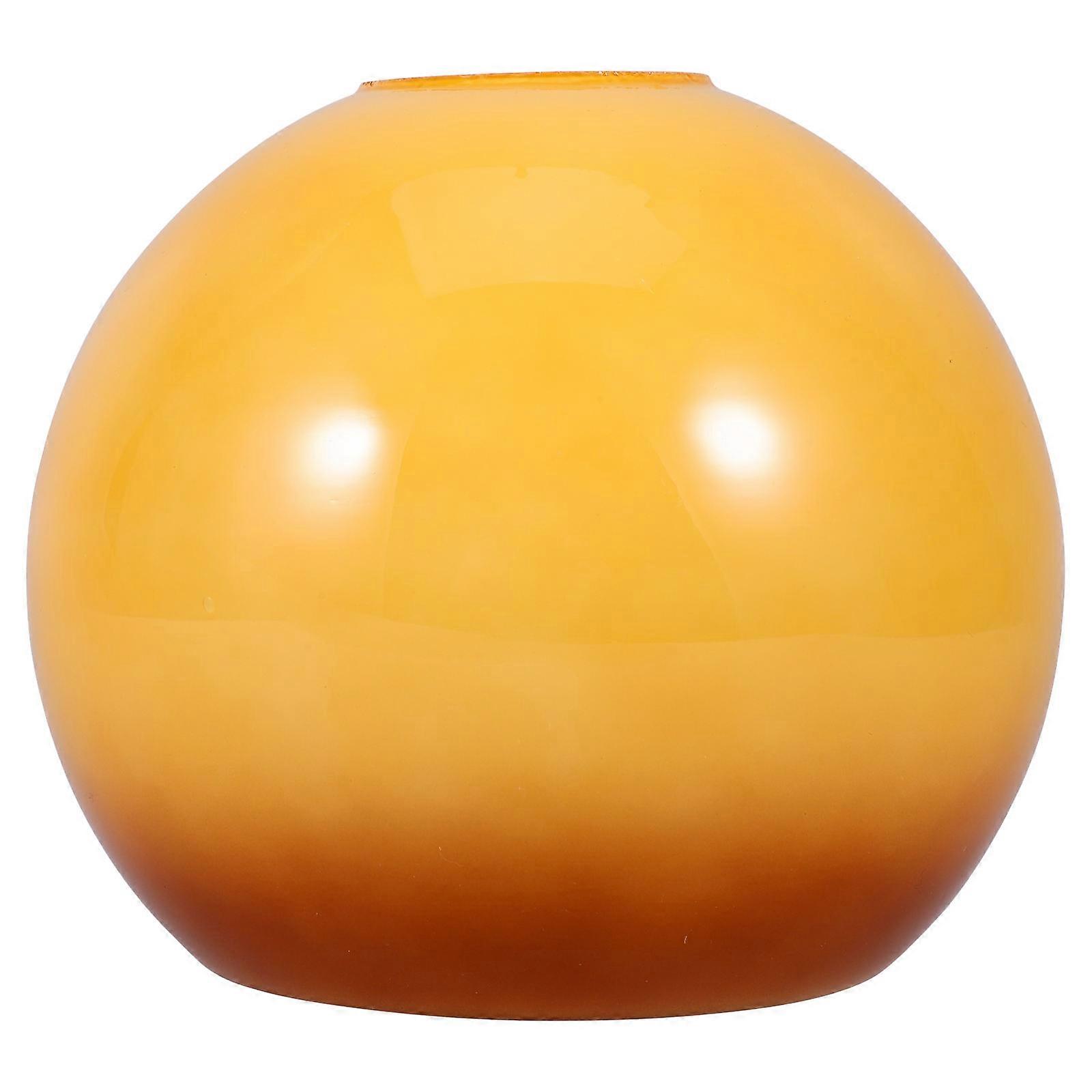 Remplacement de l’abat-jour en verre pour les lampes avec couvercle en verre globe jaune